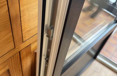 Porte fenetre couleur palissandre