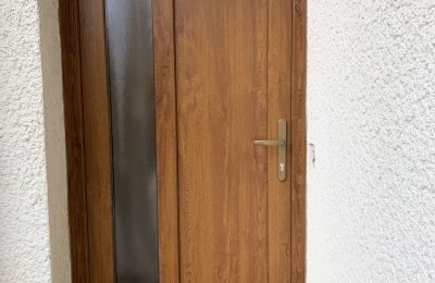 Porte entrée couleur chêne